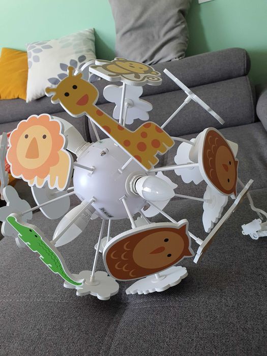 Детска лампа с животни