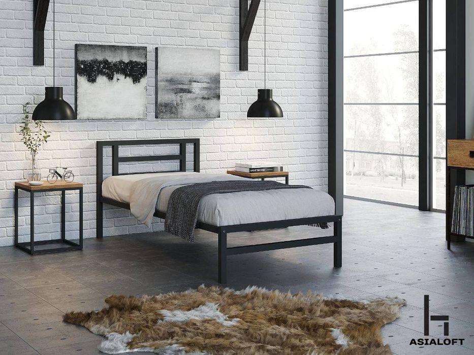 Металлическая кровать мета