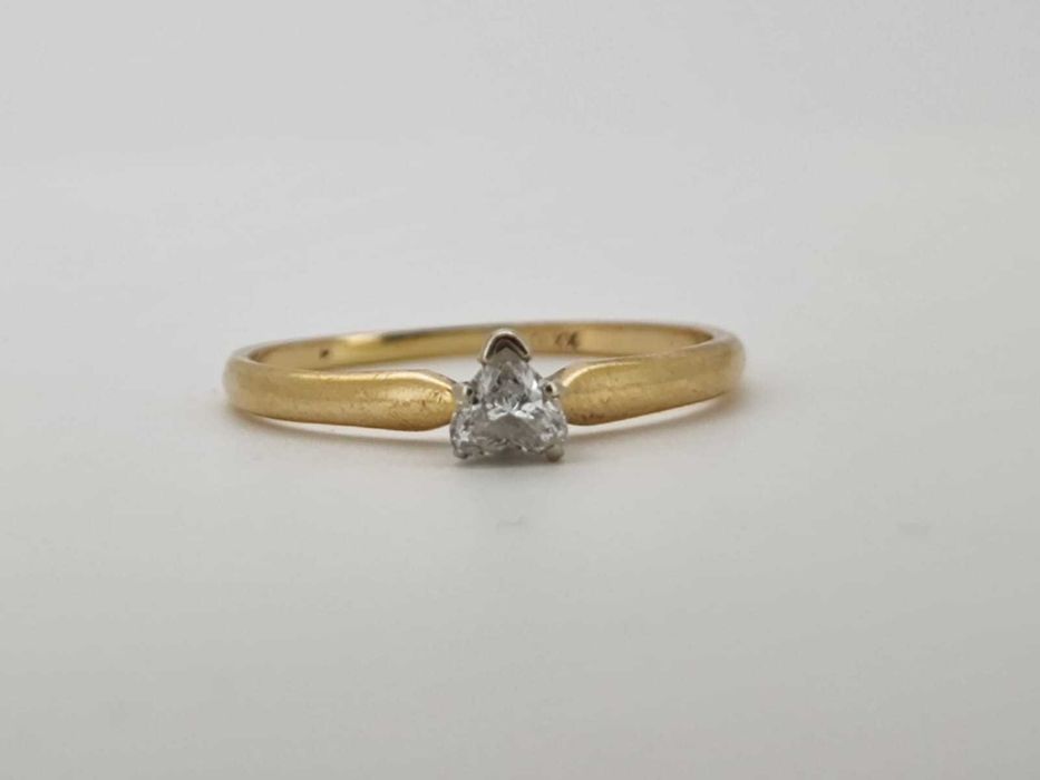 Inel 14k diamant natural 0.3ct