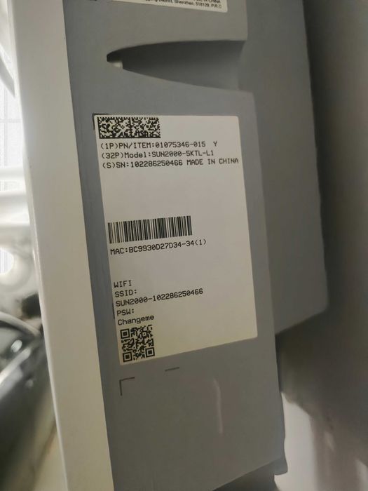 Инвертор 5kW Huawei SUN2000 5KTL-L1