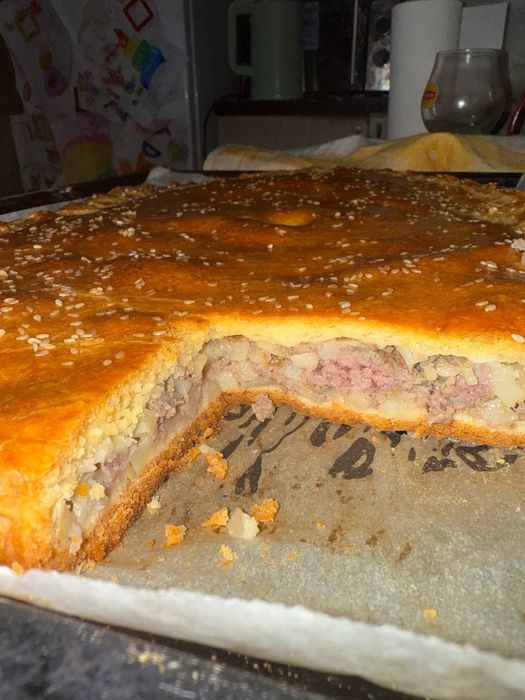 Домашние пироги мясные и куринные