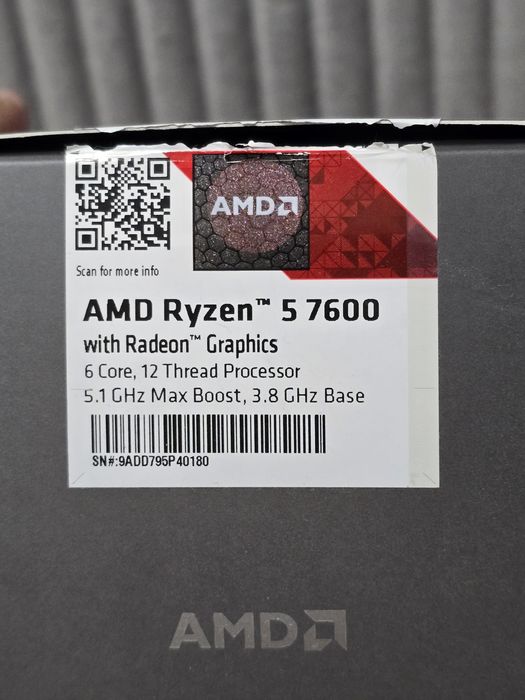 Procesor Ryzwn 5 7600 6c/12t AM5
