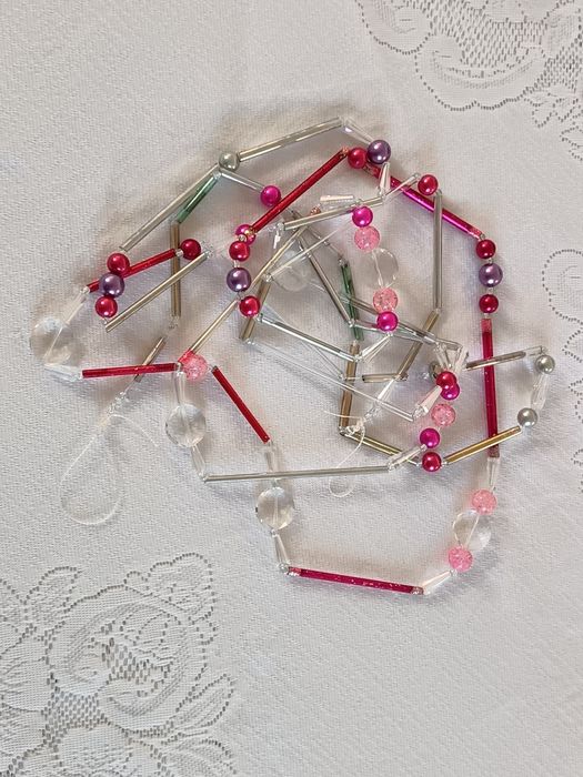 Ёлочные игрушки бусы 2,80м