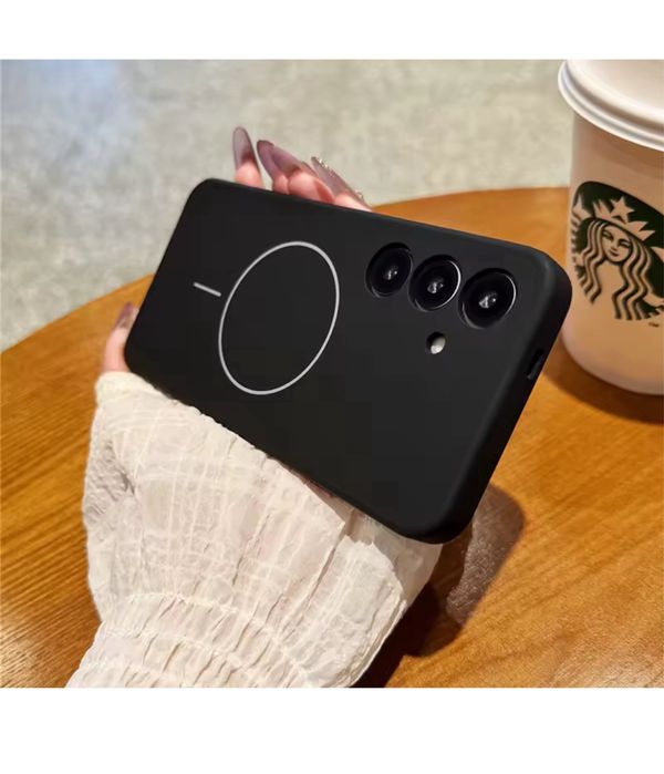 Samsung S24 S25 S25 PLUS ULTRA Husa Magnetica Alcantara Interior