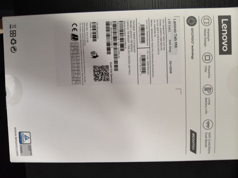 Vând tabletă Lenovo Tab M8 HD (2/32GB)