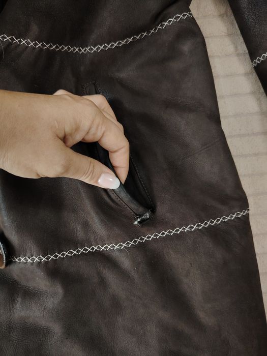 Дубленка натуральная, б/у