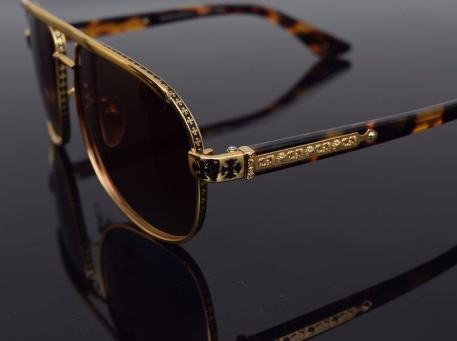 Слънчеви очила Chrome Hearts Boneyard Silver