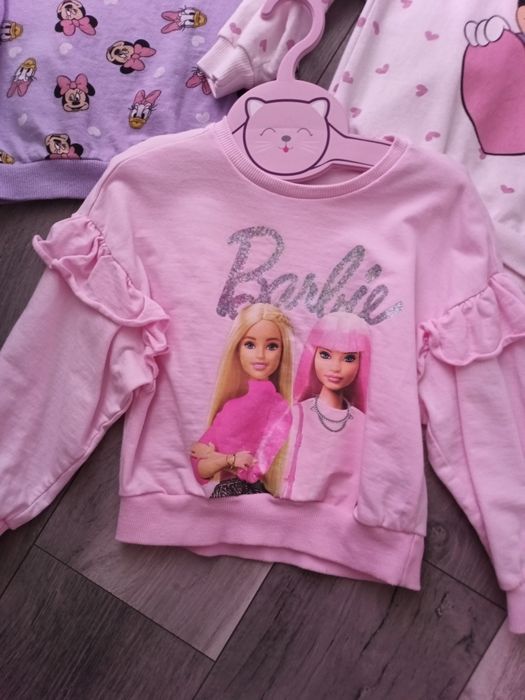 Lot bluze fete Barbie și Minnie 98