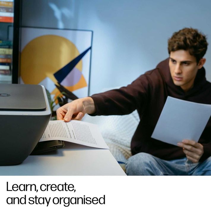 Многофункционален принтер HP DeskJet 2910, безжичен, цветен