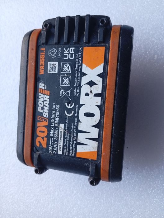 Acumulatorii worx 20 v