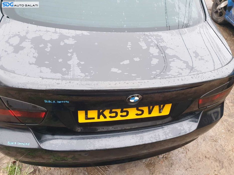 Capota Portbagaj Dezechipata cu Eleron Lip Spoiler Sport Tuning BMW Seria 3 E90 2004 - 2011 Culoare 475/9 Black Sapphire Metallic [L0362] [Depozit]