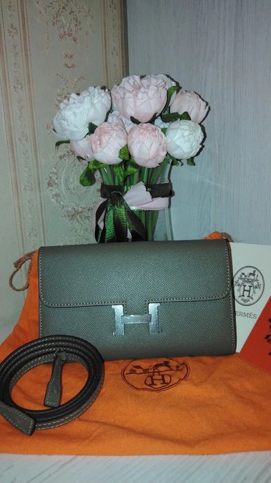 Клатч Hermes натуральная кожа