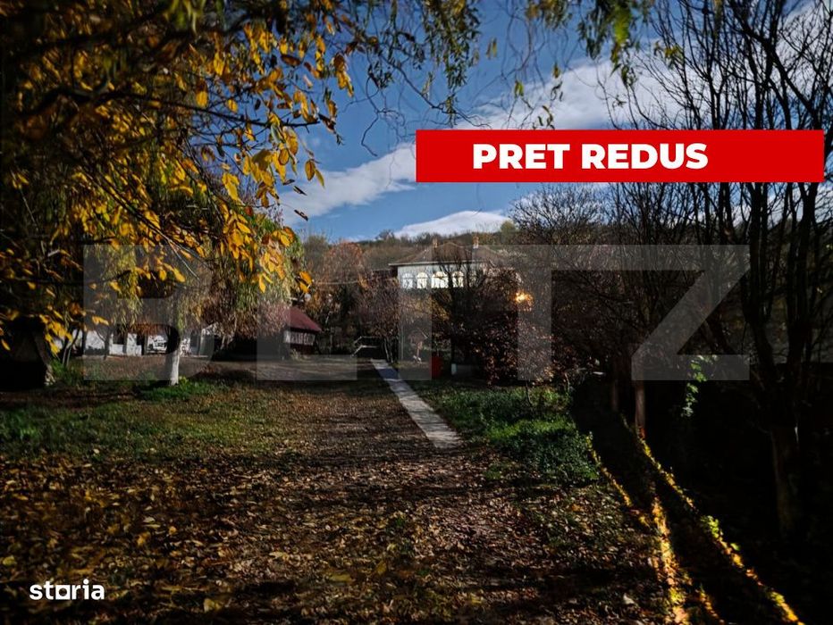 CONAC | 4ha DE TEREN | Cladire la rosu pretabila Agropensiune in Șard