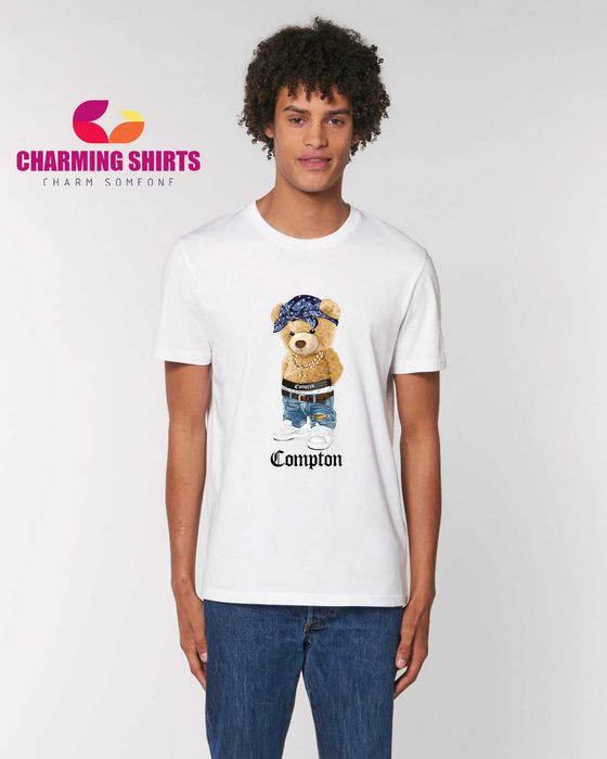 Нови Модели Мъжки тениски с Мече, Teddy Bear, Размери от XXS-5XL