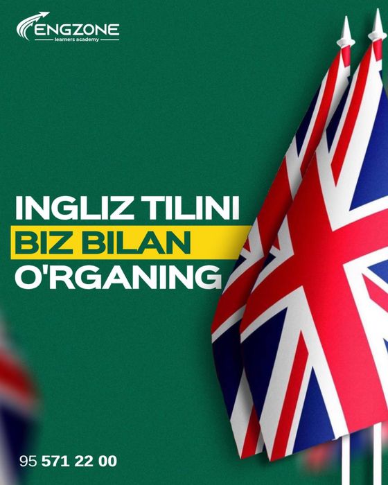 Uchtepada Intensiv Ingliz tili kursi