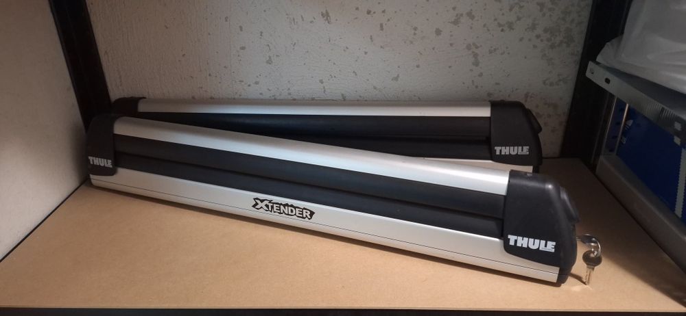 Thule Wingbar Edge  греди и стойка за ски/сноуборд