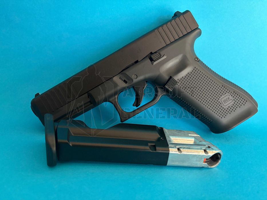 Pistol paintball cu bile cauciuc puternic Glock 17Gen5 calibru.43 5joules nou Airsoftgeneral