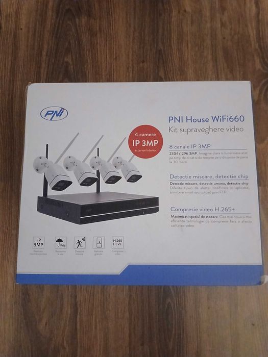 Camere video set4 buc+dvr wi-fi