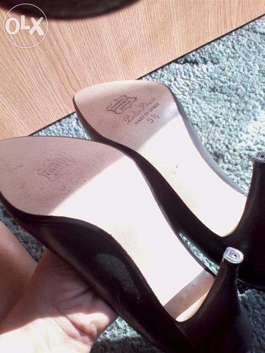 Pantofi negri toc 8 cm