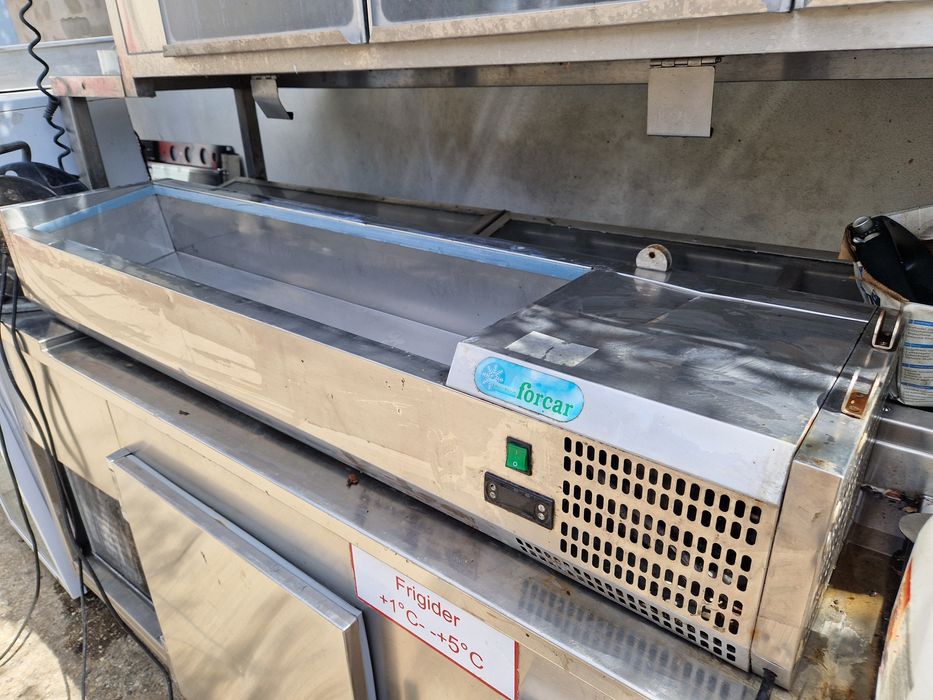 Frigider 1, 2 usi, dulap cald inox,  restaurant sau fast food