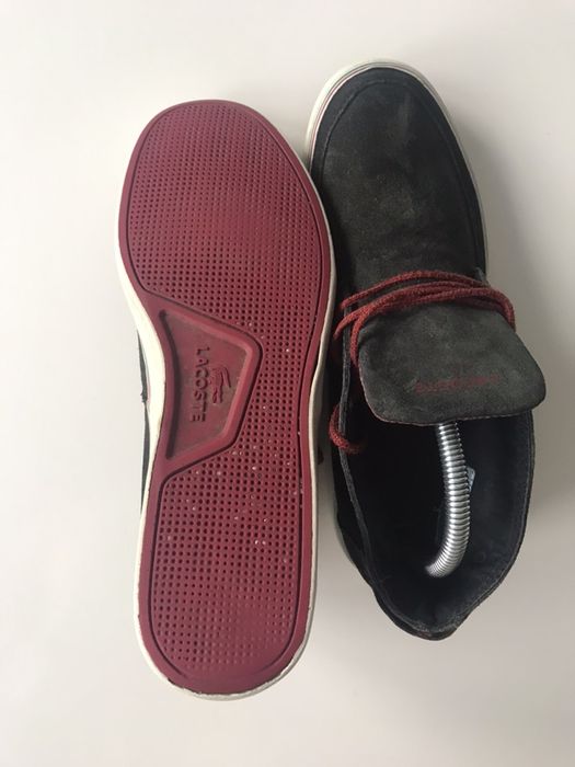 Ghete Lacoste barbati piele intoarsa Masura 41