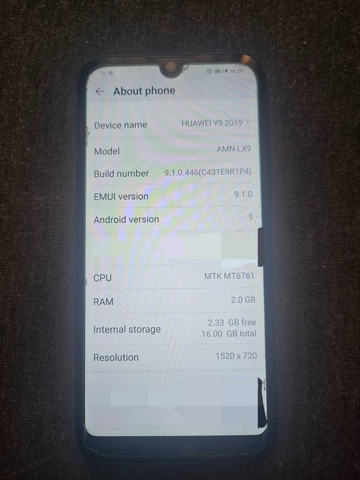 Huawei Y5 2019 5.7 Inch.