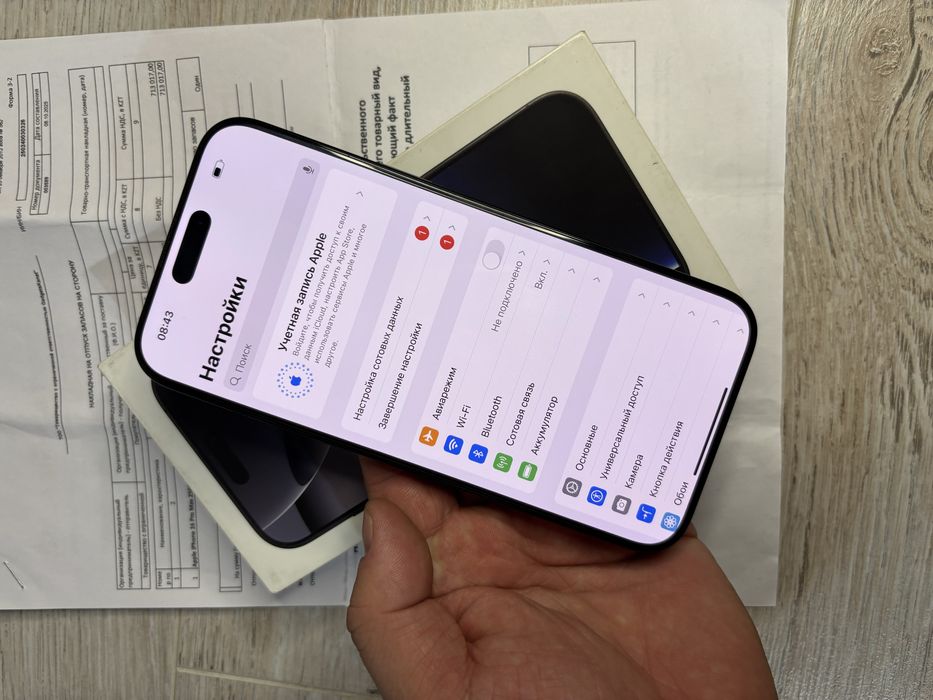 Iphone 16 Pro Max 256Gb емкость 100%