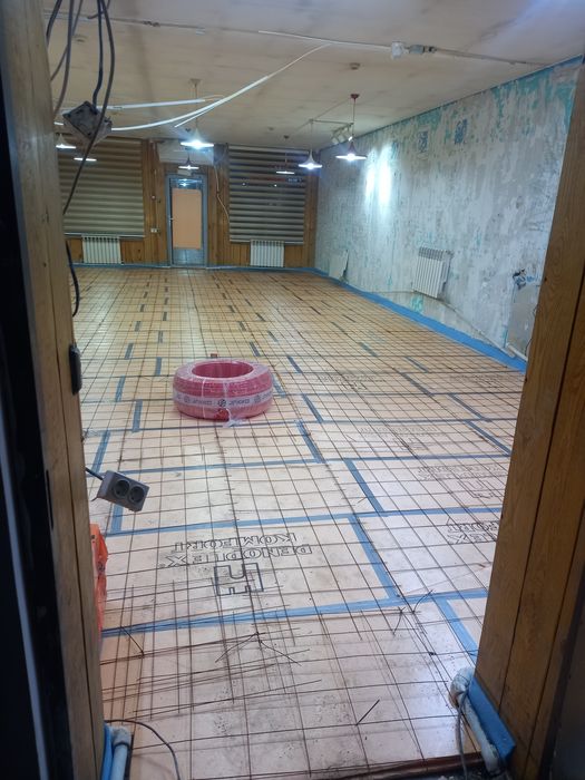 Кафель, ламинат, теплый пол,