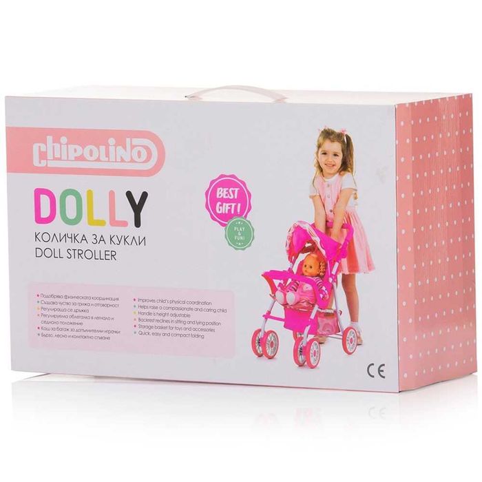 Carucior pentru papusi Chipolino Dolly unicorns