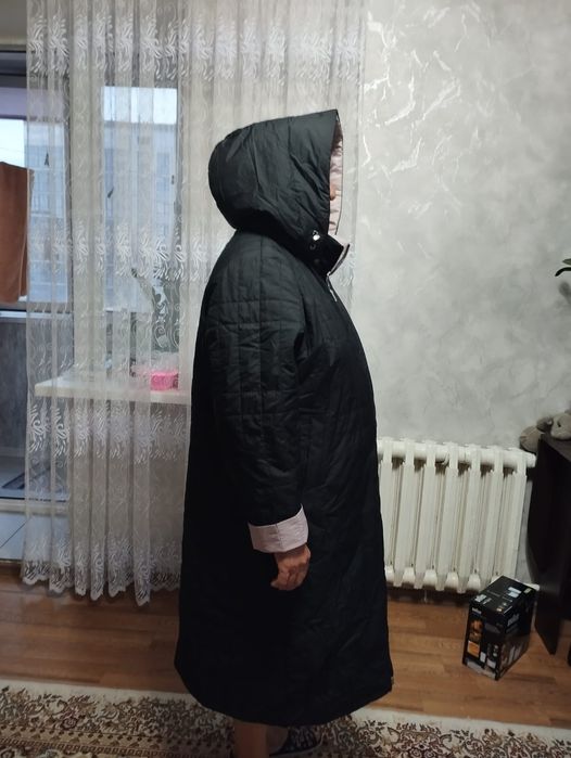 Двухстороннее осеннее пальто.