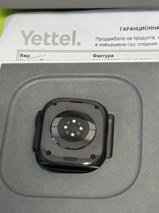 КАТО НОВ 49mm Apple watch Ultra 2 Гаранция Yettel 2026г. Black