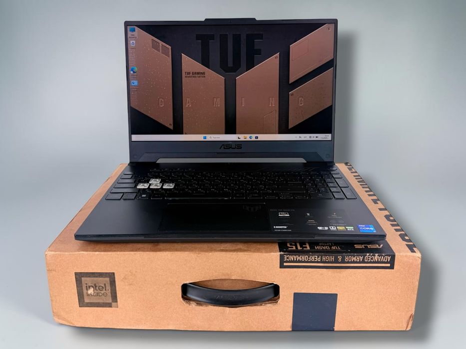 Asus TUF Dash F15 15,6" 144Hz i7-12650H 16GB DDR5 512GB NVMe RTX 3050 4GB Перфектен! Гаранция!