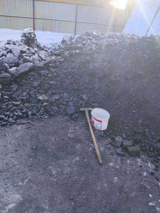 Уголь в мешках отборный и вперемешку, 4 полных ведра, доставка