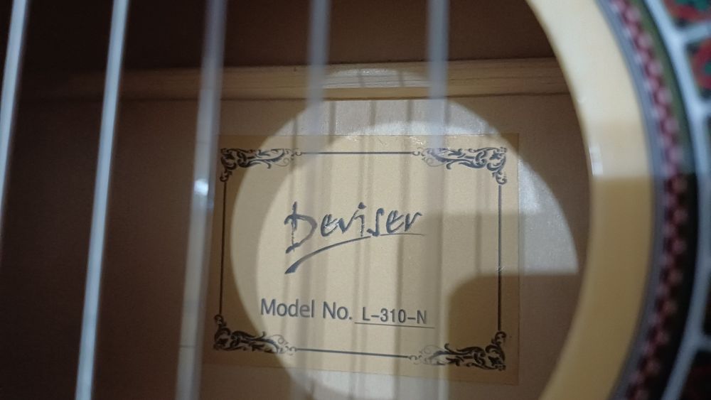 Гитара шестиструнная