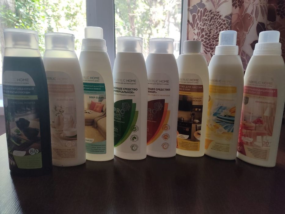 Очищающие, моющие средства для дома.