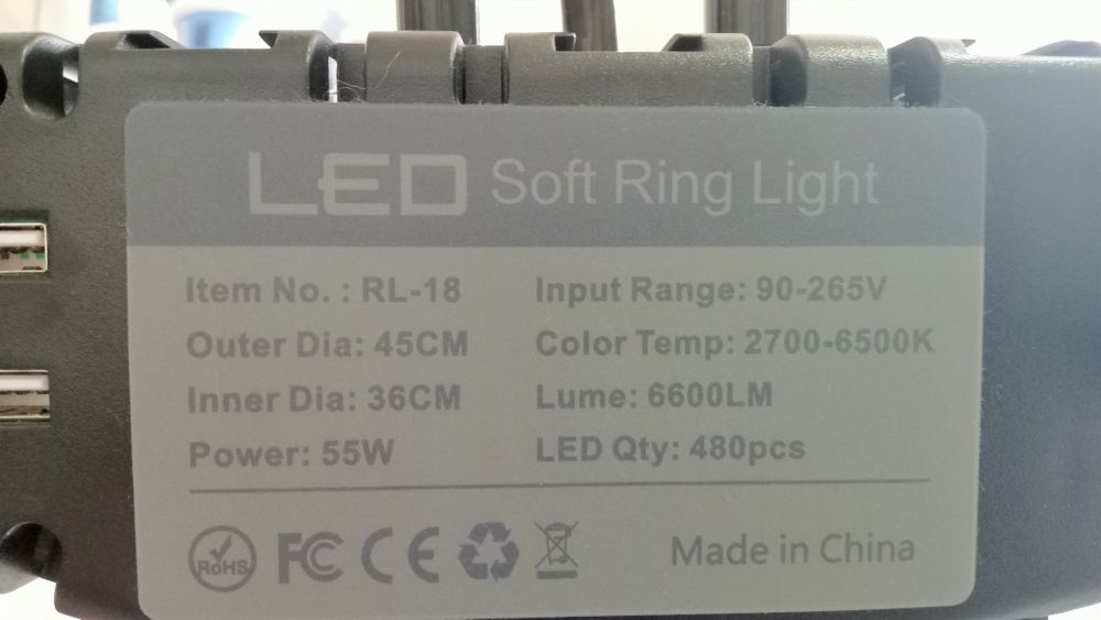 Лампа штатив для