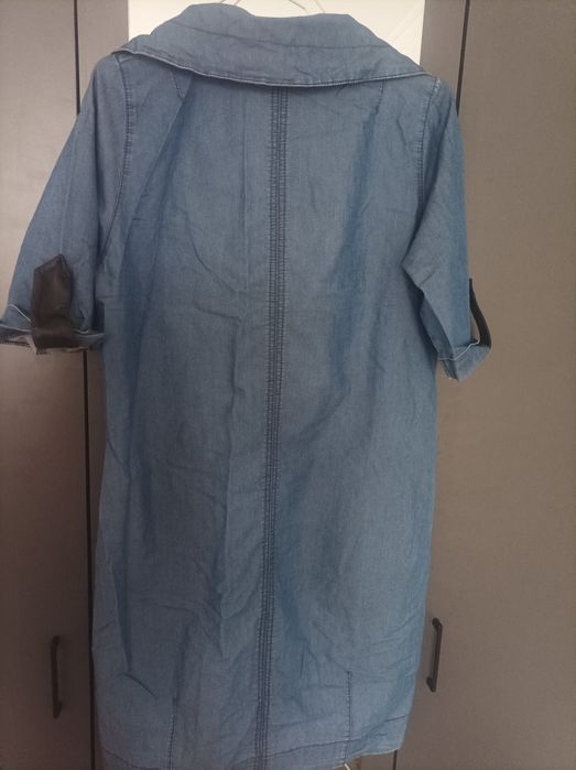 Дънкова рокля със свободна кройка Saphire