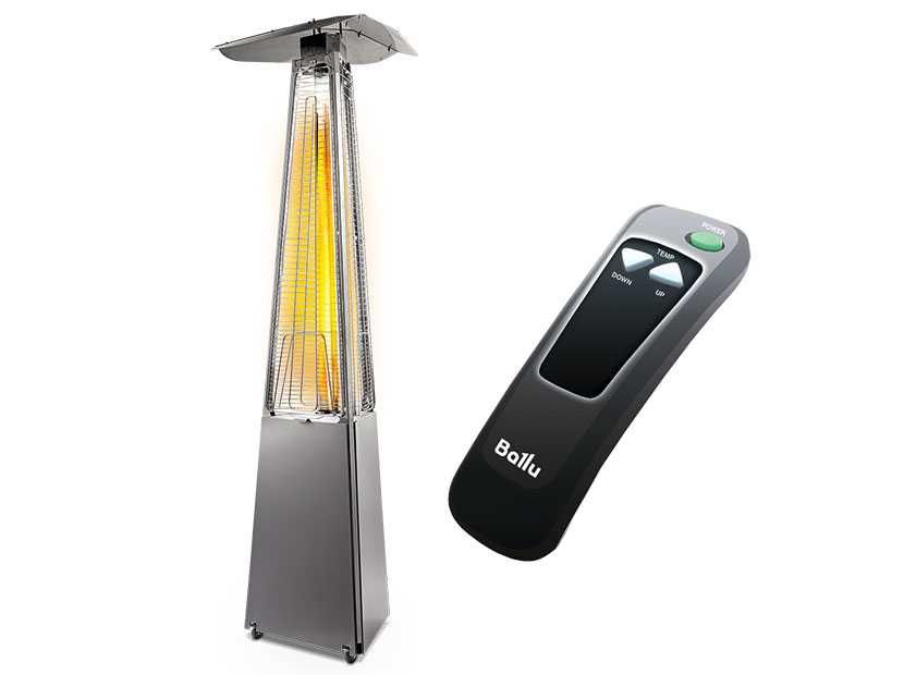 Камин уличный инфракрасный газовый Ballu