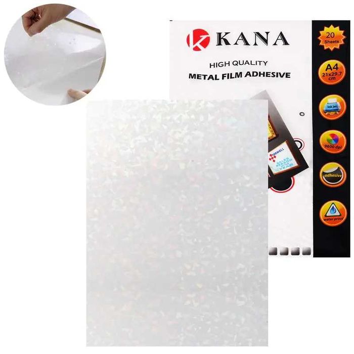 Трансферна ,принтерна стикерна ,полупрозрачна  pvc медия за принтери