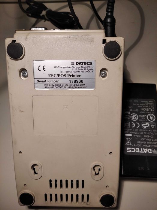 Термопринтер Datecs EP-50 за касов апарат.