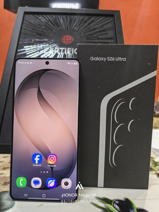 Samsung Galaxy S26 Ultra -5G / 256 GB / 12 GB RAM - Black / Dual Sim