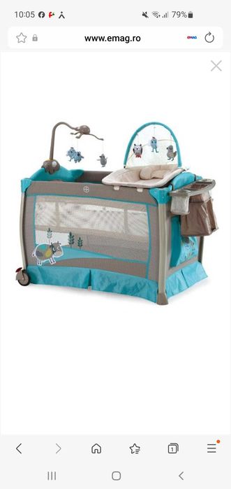 Patut pliabil krausman play yard luxury