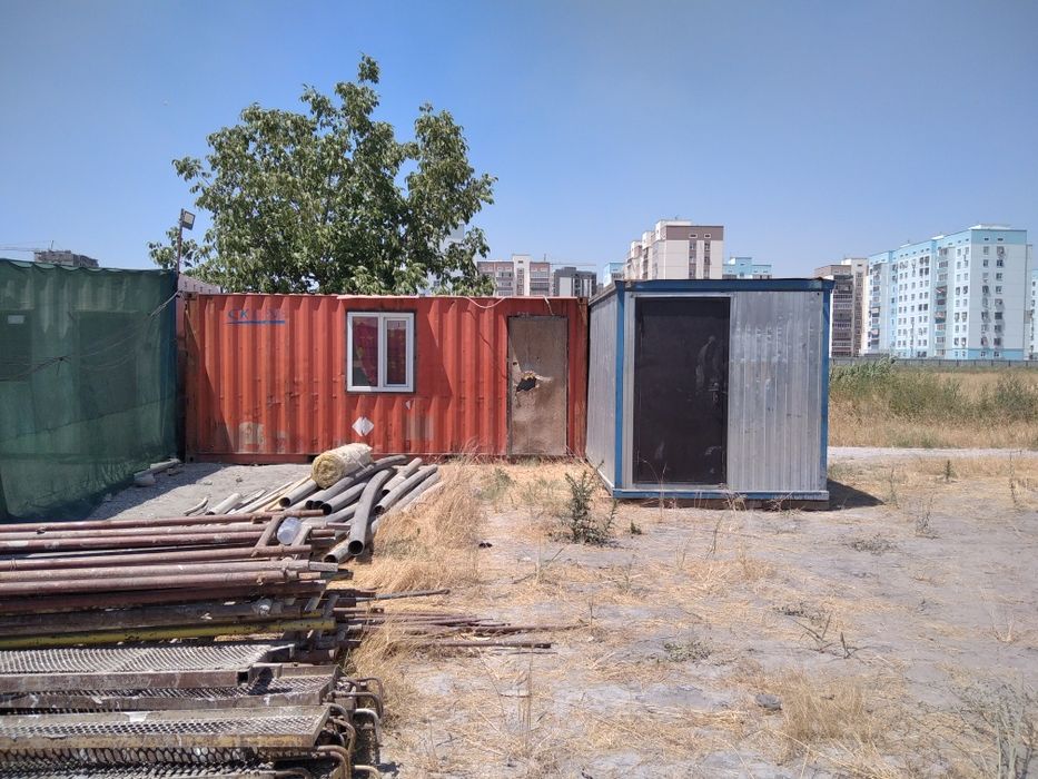 Размещение строительного персонала и рабочих в оборудованных бытовках