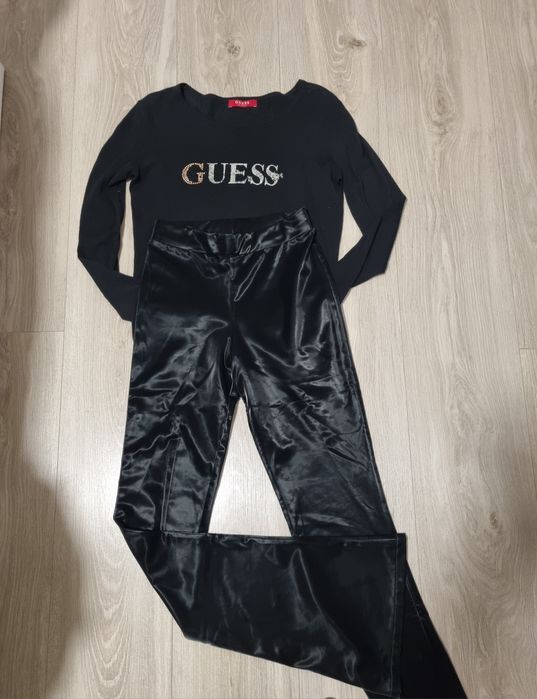 Яке,панталон и блуза фино плетиво Guess