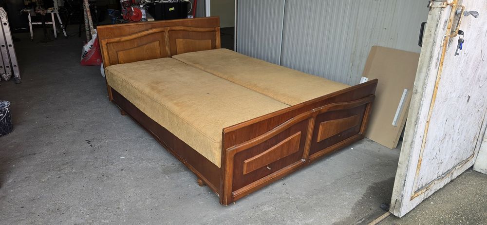 Pat 1450x2100, lemn masiv, ieftin