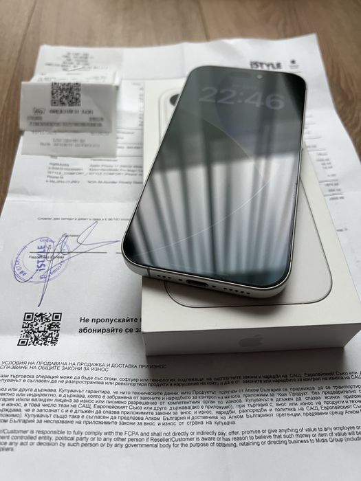 Чисто НОВ! Iphone 17 256gb White / Чисто НОВ!