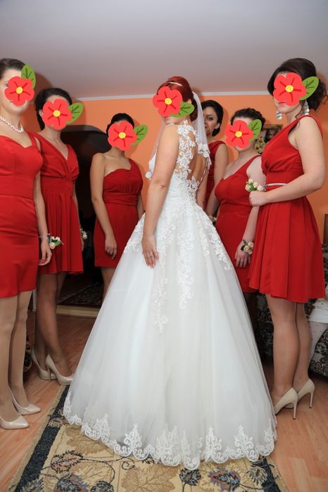 Rochie mireasa cu dantela
