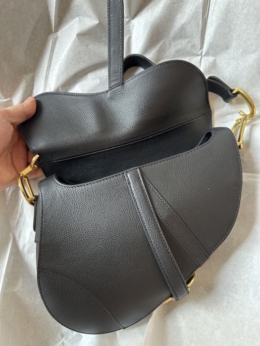 Dior Saddle Black Leather bag