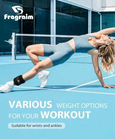 Тежести за крака Fragraim 10 кг ( 2 х 5 кг), фитнес тежести за крака и ръце