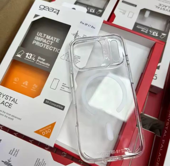 Husa Gear 4 Incarcare Magsafe Clear Folie - Iphone 17 17 AIR PRO MAX